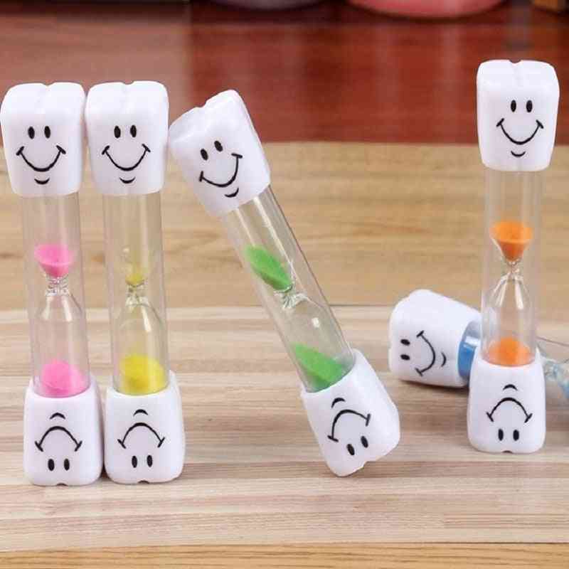 3 Minutes Clock Hourglasses-smiley Teeth Design Sand Timer