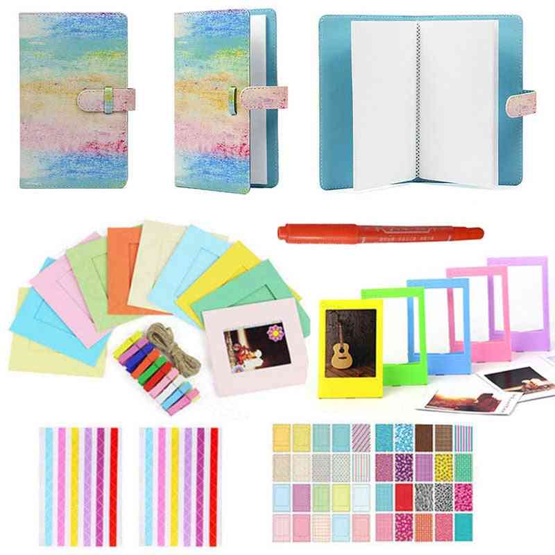6 In 1 Colorful Bundle Kit-accessory-set For Instax Mini 9 8 8+ 7s 70 90 25 Camera Assorted Accessory Pack Of Album Frames Etc