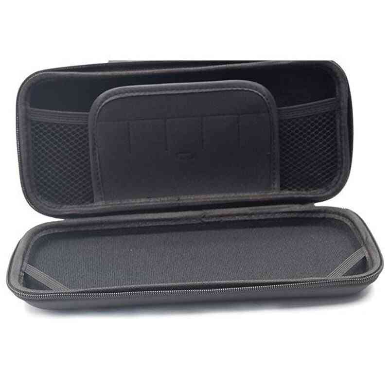 Custodia rigida di compressione portatile per nintend switch custodia protettiva da viaggio, custodia impermeabile in eva (nera) -
