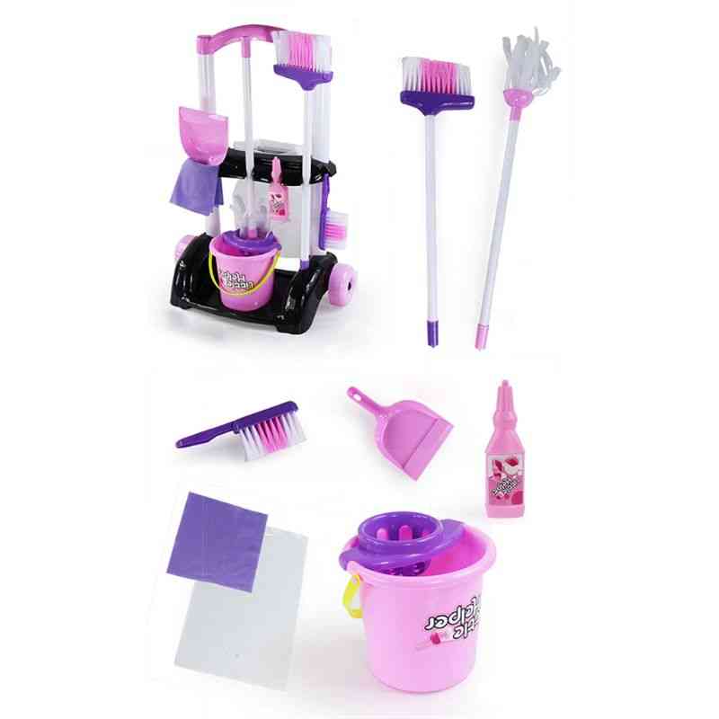 House Cleaning Trolley Set - Pretend Play Toy