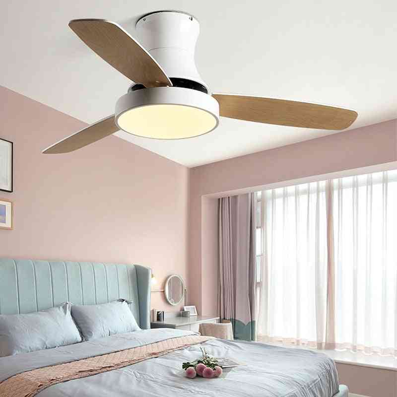 Wooden Celling Fan With Lamp For Dining Room, Living Room