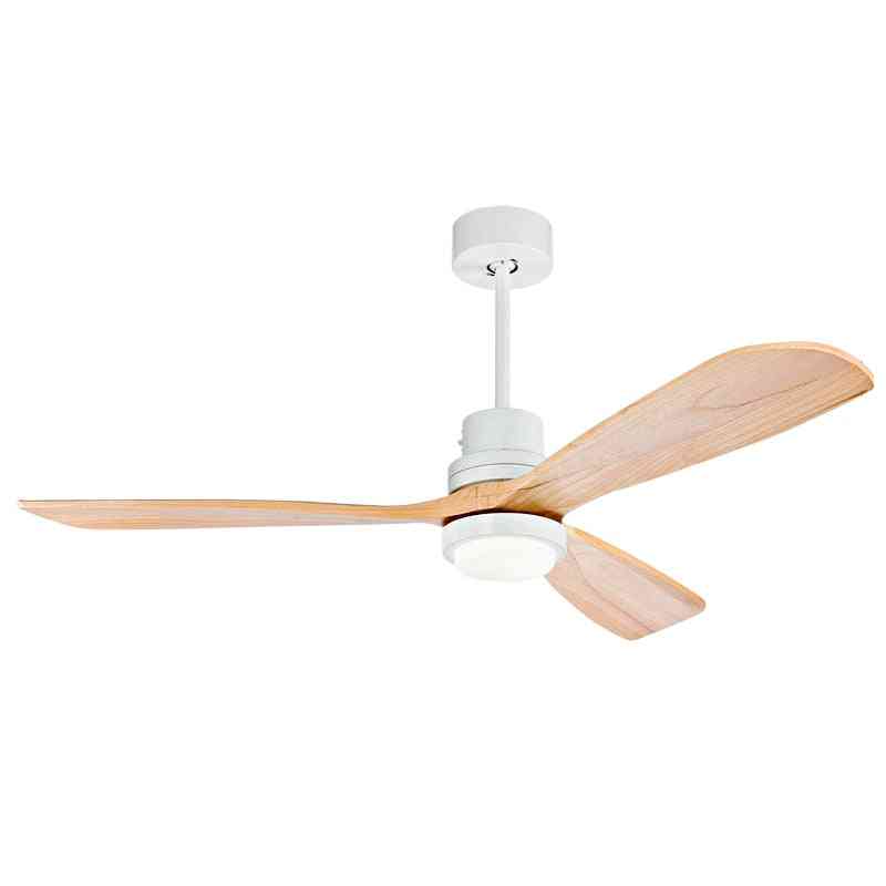 Wood Ceiling Fans With Lights And Remote Control For Home, Hotels