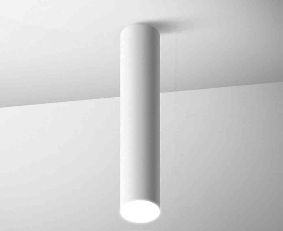 Spotlight natynkowa tuba led do sufitu - naturalny biały / biały długość 75mm