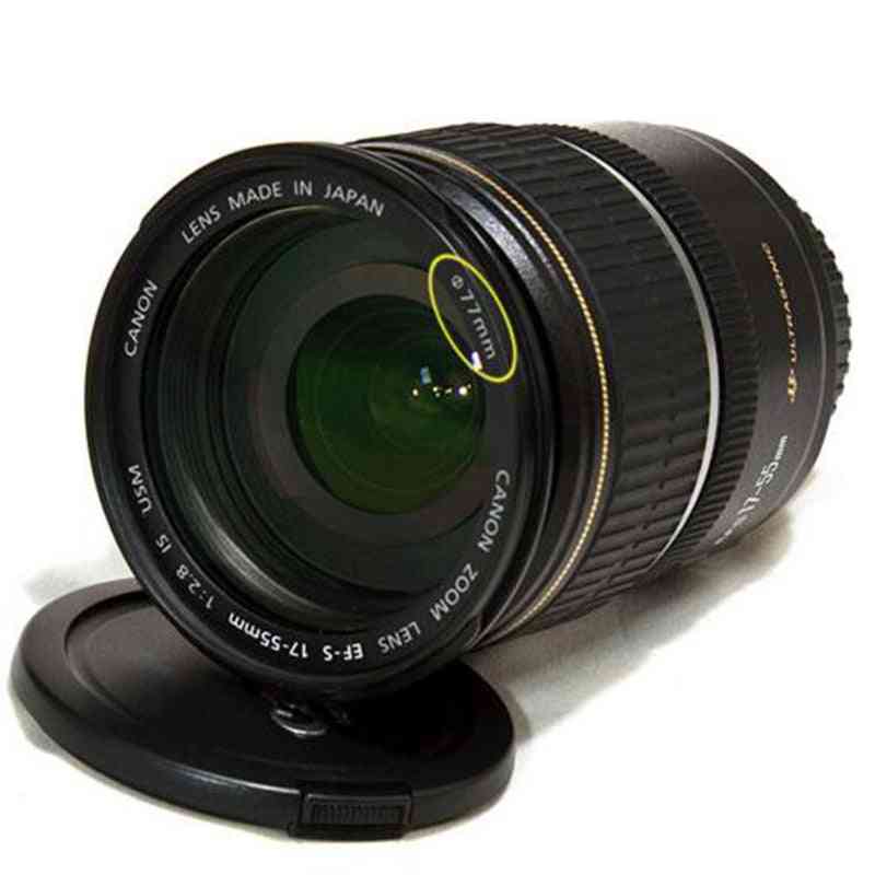 Zatrzask pokrywki obiektywu aparatu na środku dla Canon / Nikon / Sony