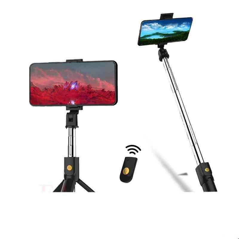 3 In 1 Wireless Bluetooth Selfie Stick Extendable, Handheld Monopod Foldable, With Shutter Remote