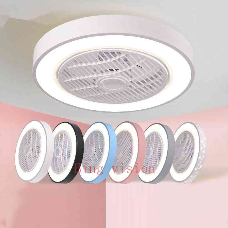 40w, Remote Control, Led Ceiling Fan Lamp For Living Room, Dining Room