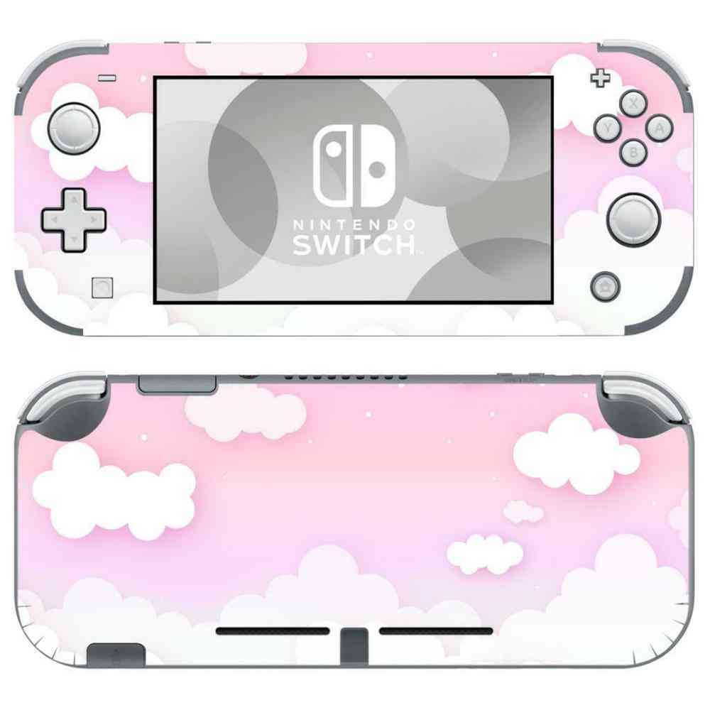 Naklejka ze skóry w chmurze na przełącznik Nintendo Switch Lite Protector Przełącznik Nintend - różowy