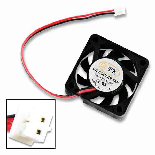 Video-chip 40x40mm 2-pin Black Desktop Cpu Cooler 40mm 2 Pin Pc-fan Heatsink Cooling Fan Dc 12v 4010 Model (el0139)