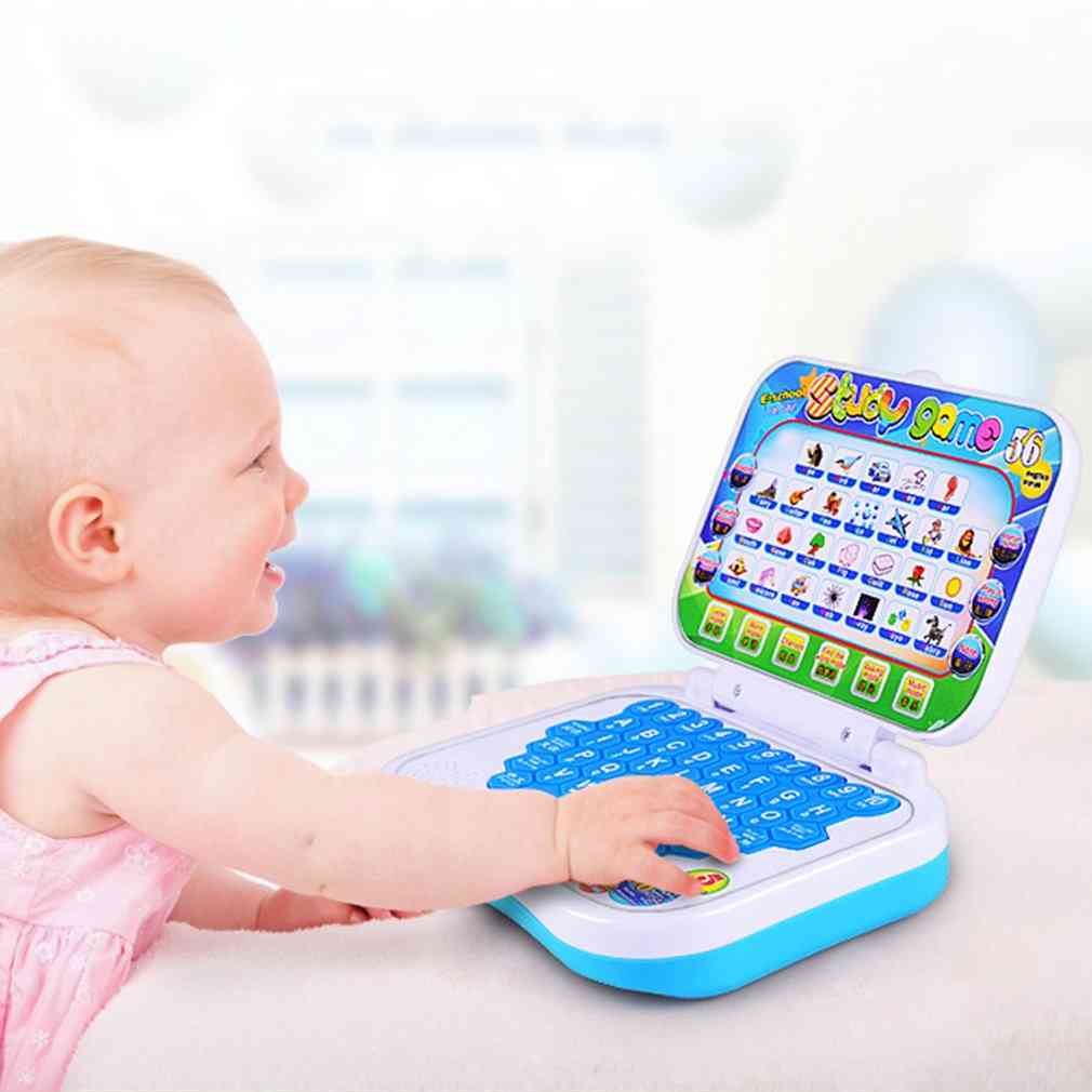 интерактивна машина за учене на бебета - детска играчка за лаптоп за произношение на азбука в ранно образование
