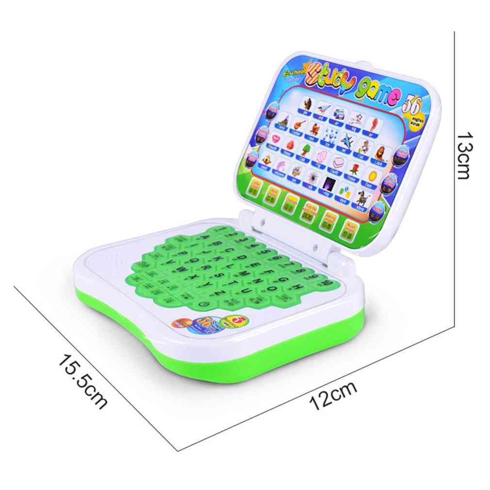 Baby Learning Interactive Machine - Kids Laptop Toy For Early Education Alphabet Pronunciation
