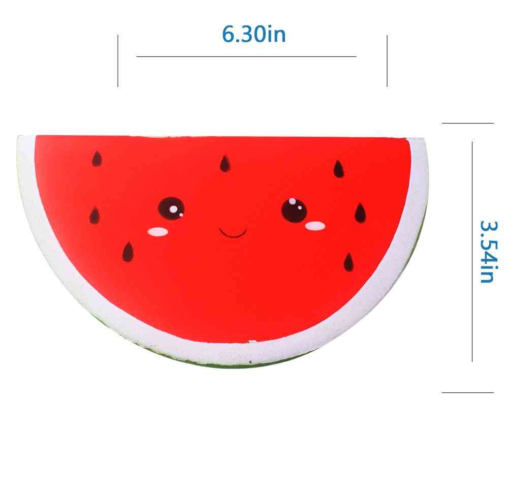 Squishy vannmelon jumbo sakte stigende anti stress leker - stor vannmelon
