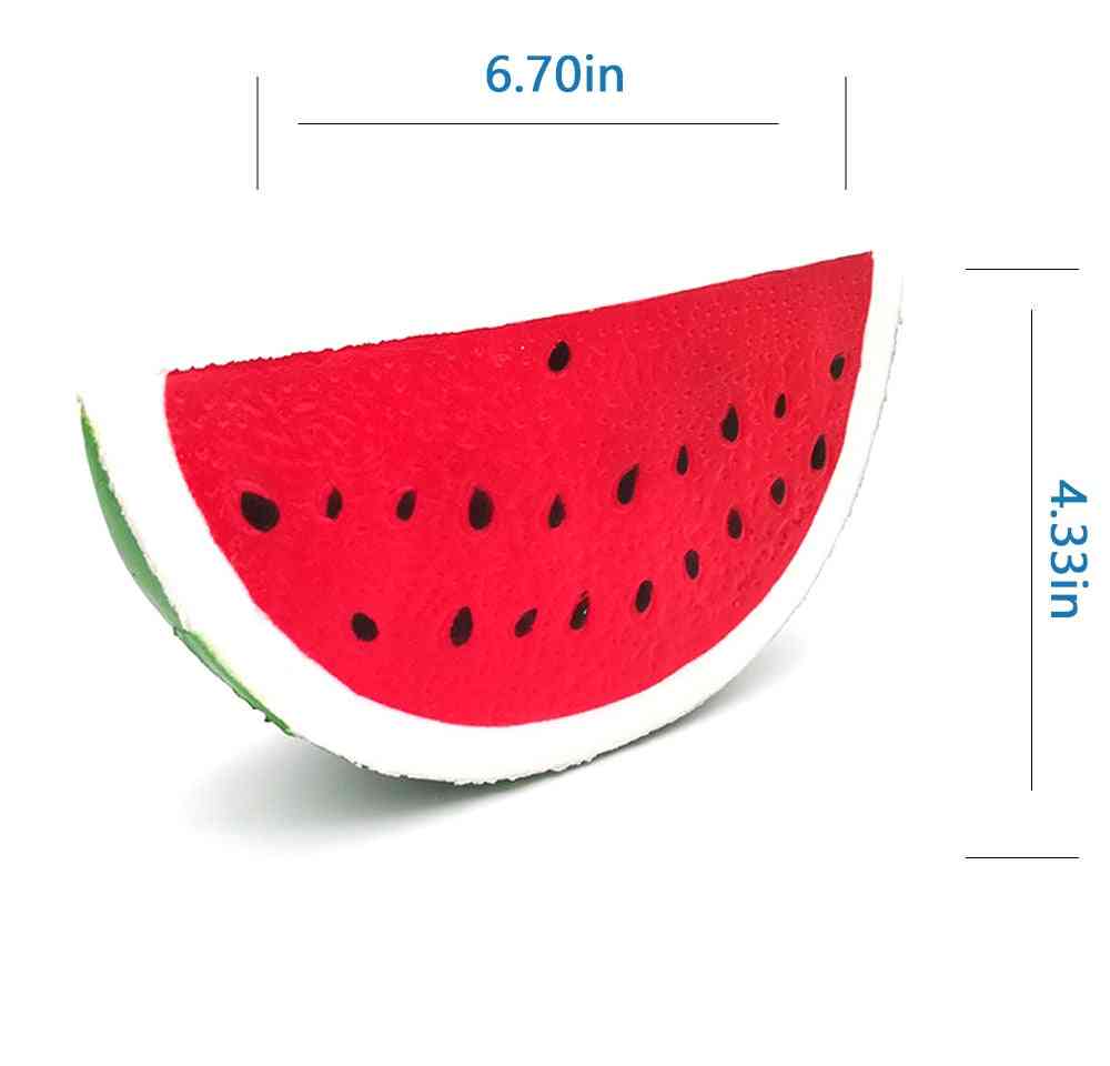 Squishy vannmelon jumbo sakte stigende anti stress leker - stor vannmelon