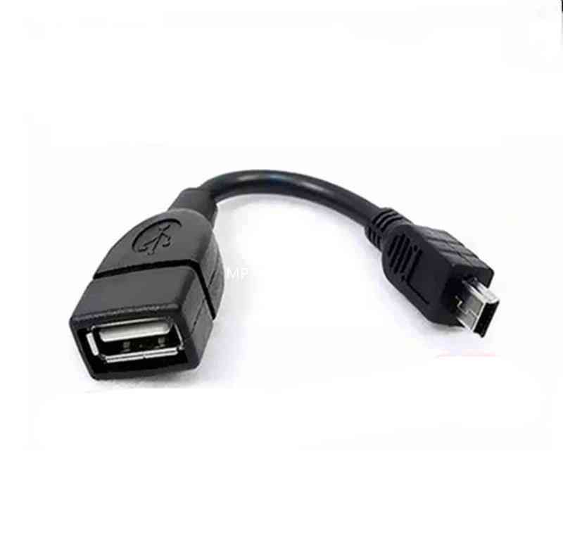 Mini Usb Male To Female Cable Adapter For Car Audio