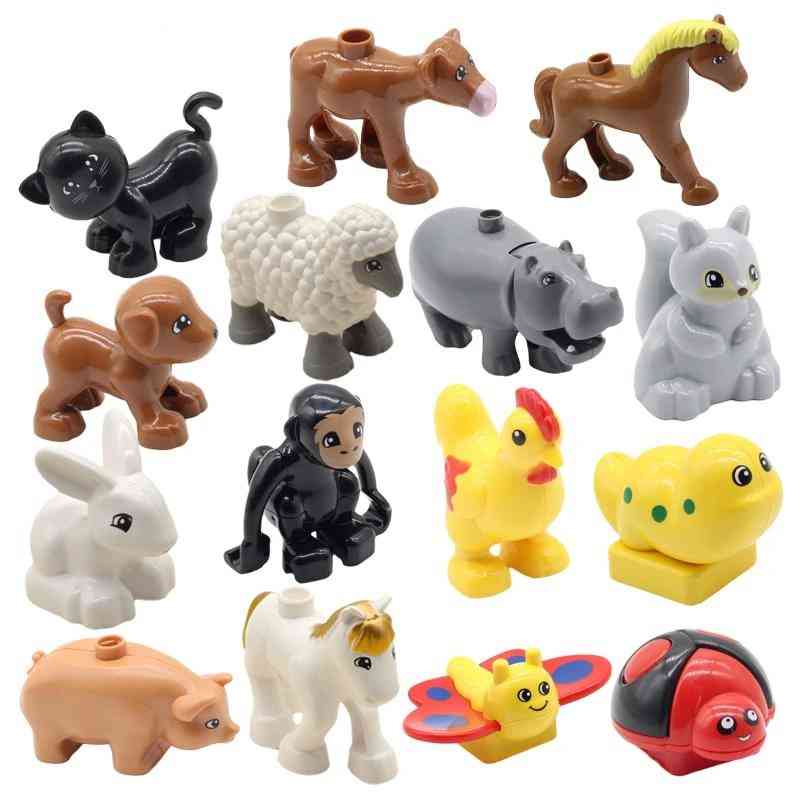 Zoo pentru animale de fermă compatibil cu jucăria duplos