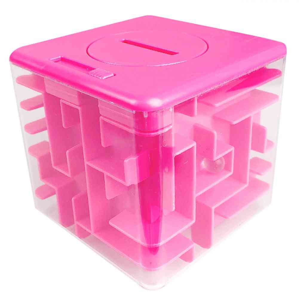 3D maze magična kocka prosojna - šeststranska igra s kotalko s hitrostjo puzzle