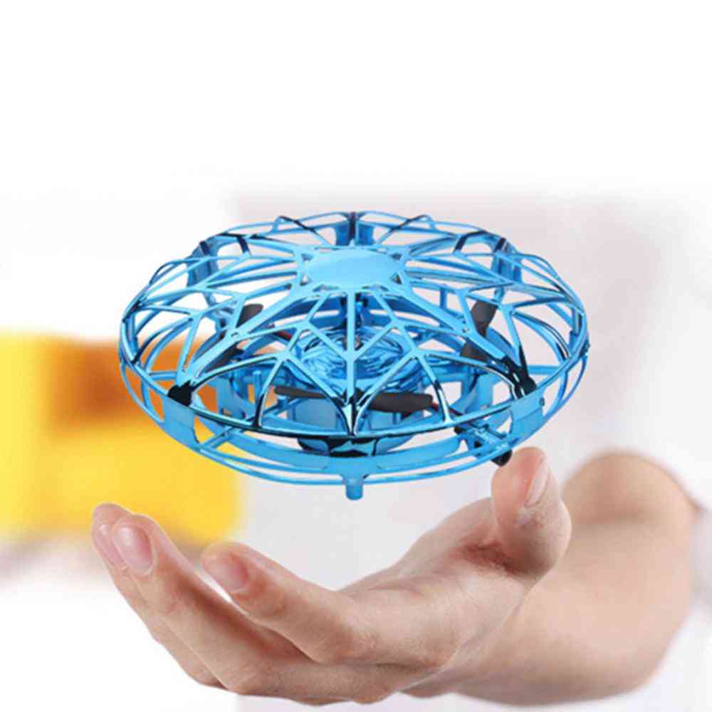 Mini-dron zburător cu 4 axe, cu jucărie pentru copii cu senzor în infraroșu