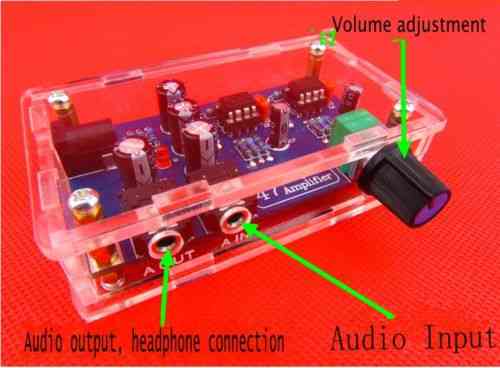 Module d'amplification kit amplificateur casque portable pour classic 47 -