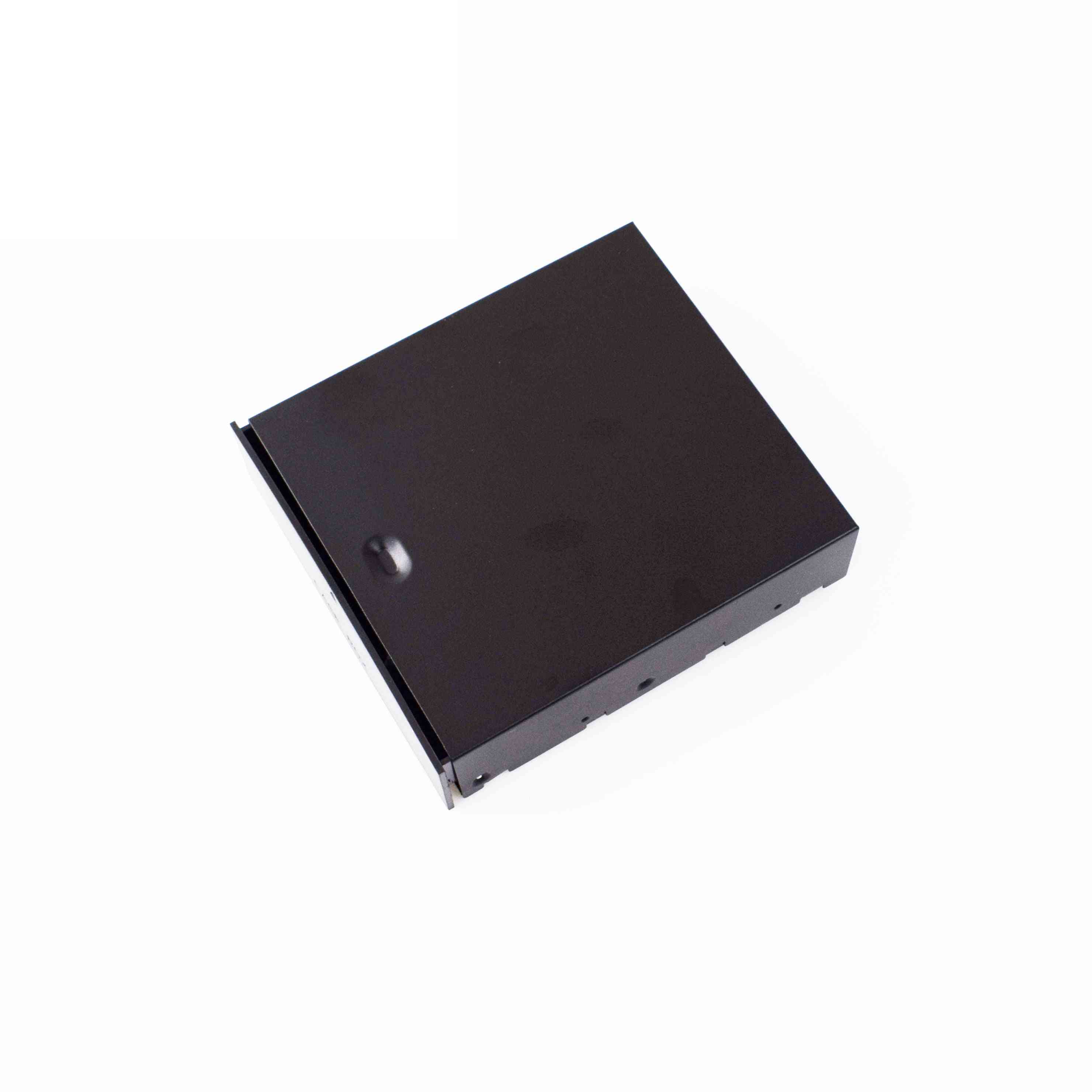 Zwarte desktopcomputer-atx / matx harde schijf mobiel-leeg rek ladebak opbergkoffer / doos (5,25 