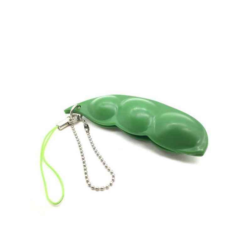 Squeeze Peas And Pod Keychain-anti Stress Adult Toy