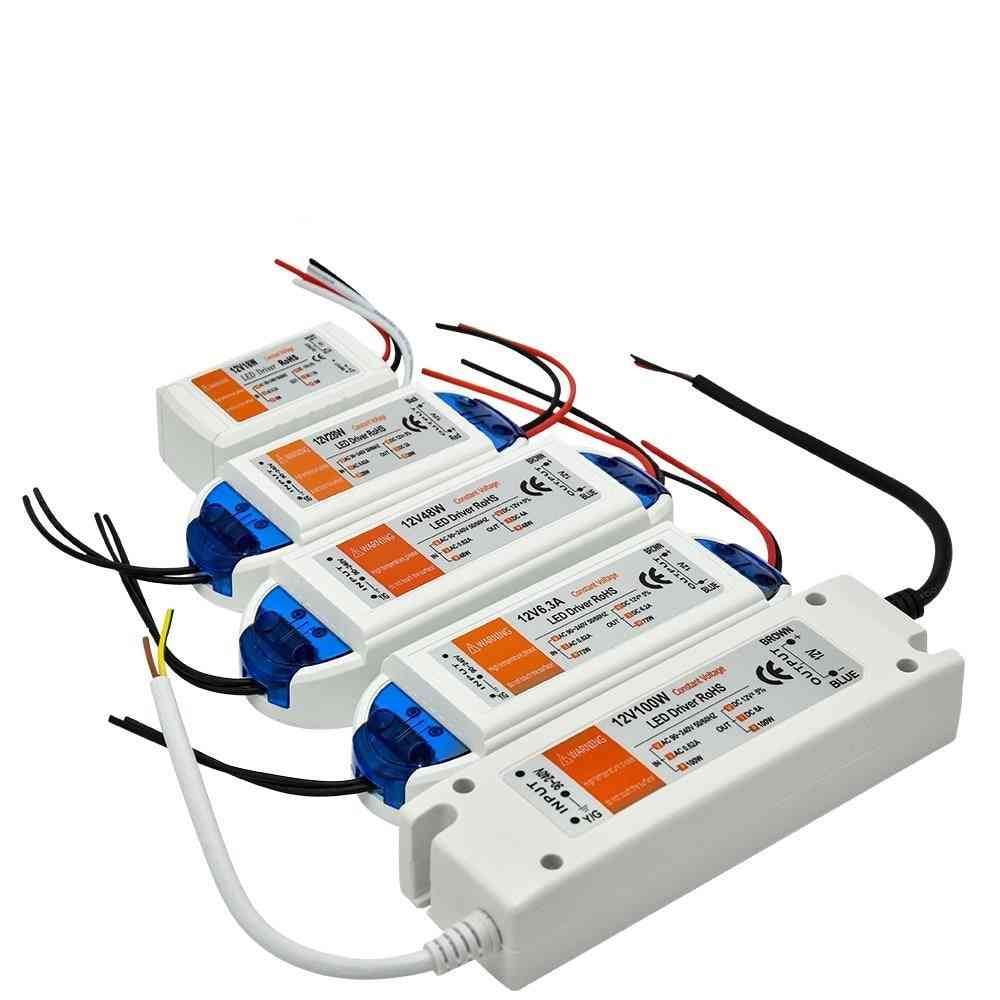 1pcs Of Lighting Transformers With Dc 12v Power Supply And Led Driver 18w / 28w / 48w / 72w / 100w