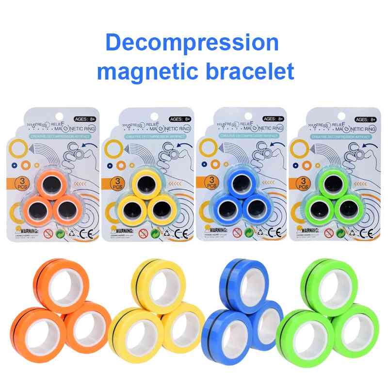 Anti-stress Decompression Magnetic Bracelet Rings