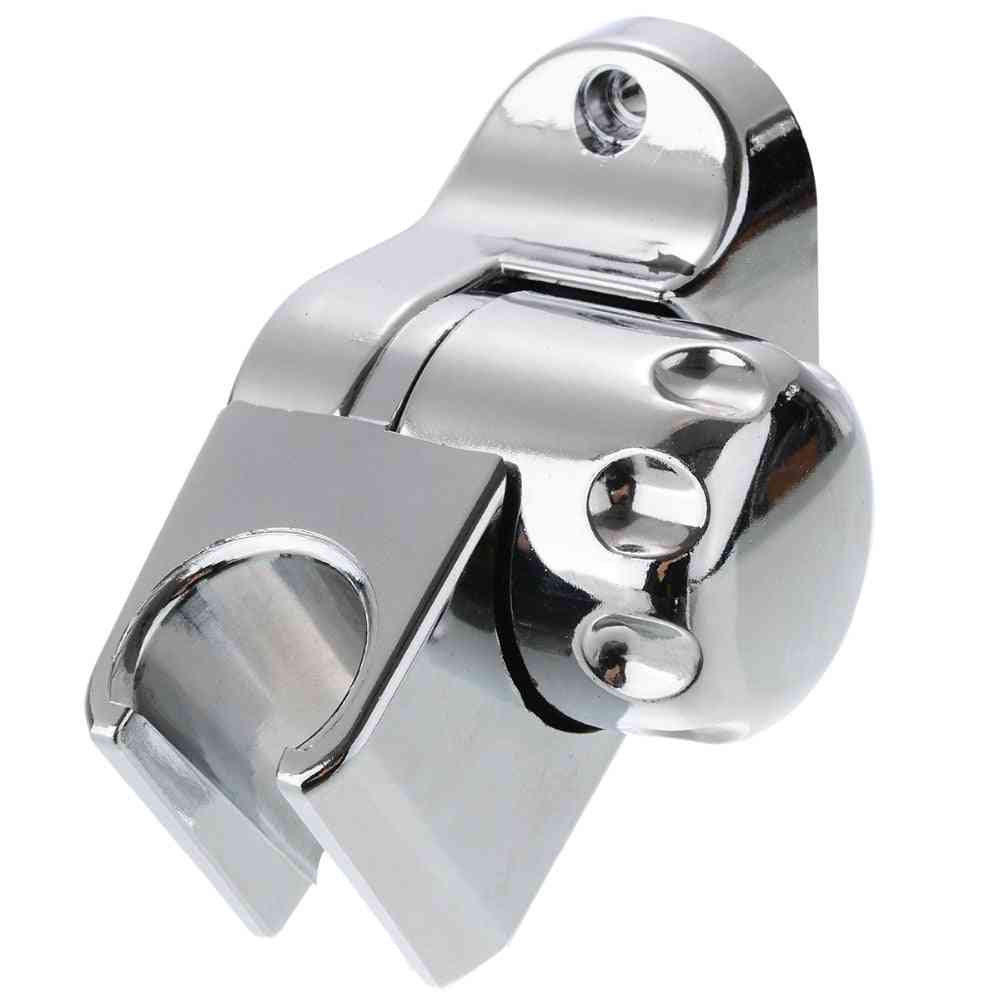 Adjustable Silver Bathroom Shower Head - Holder / Stand