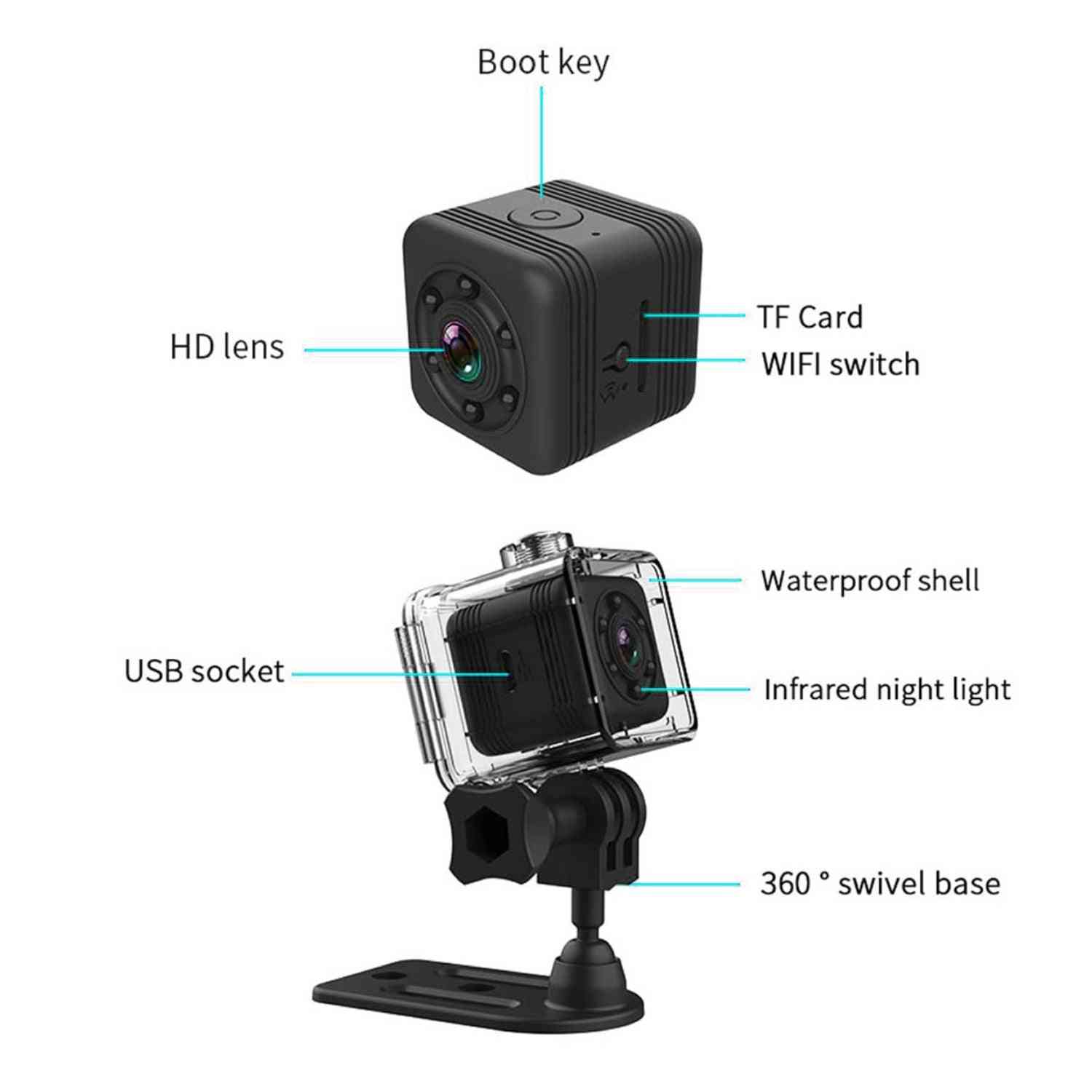 Sports sq29 mini cámara ip para visión nocturna, videocámara de movimiento a prueba de agua, micro cámara dvr sport - sq11 negro