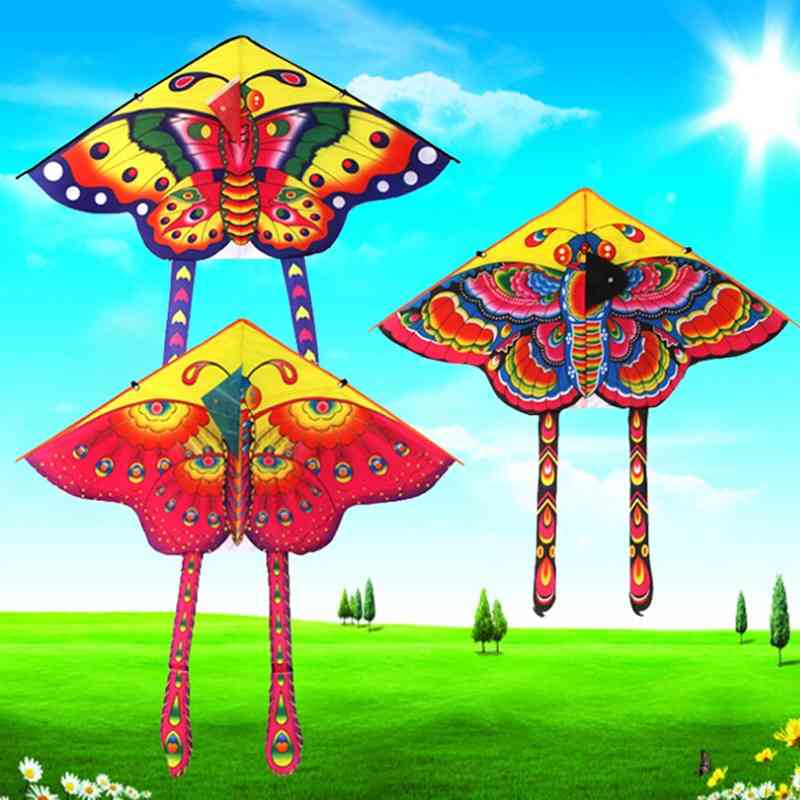 Colorful Butterfly Flying Kite With Winder Board String