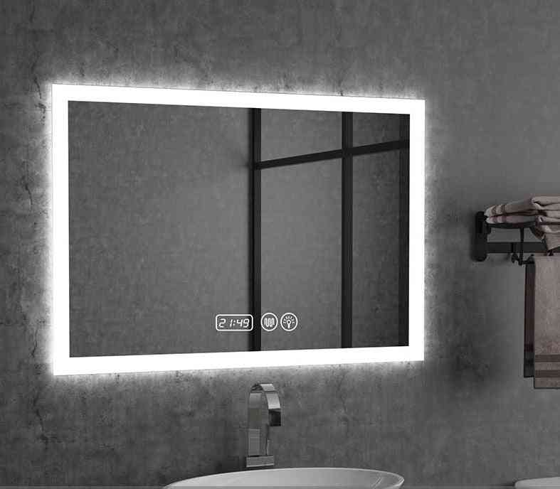 Miroir intelligent mural avec led - miroir de salle de bain - 2g8028a 500x700mm