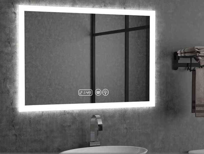 Oglindă inteligentă montată pe perete cu led
