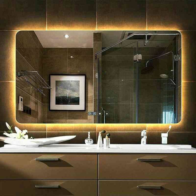 Miroir de salle de bain refection de haute qualité - led bicolore - 50x70-29