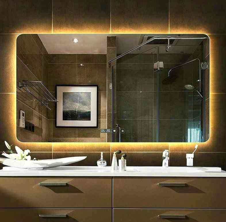 מראה חדר אמבטיה עם השתקפות באיכות גבוהה - נורית שני צבעים - 50x70-29
