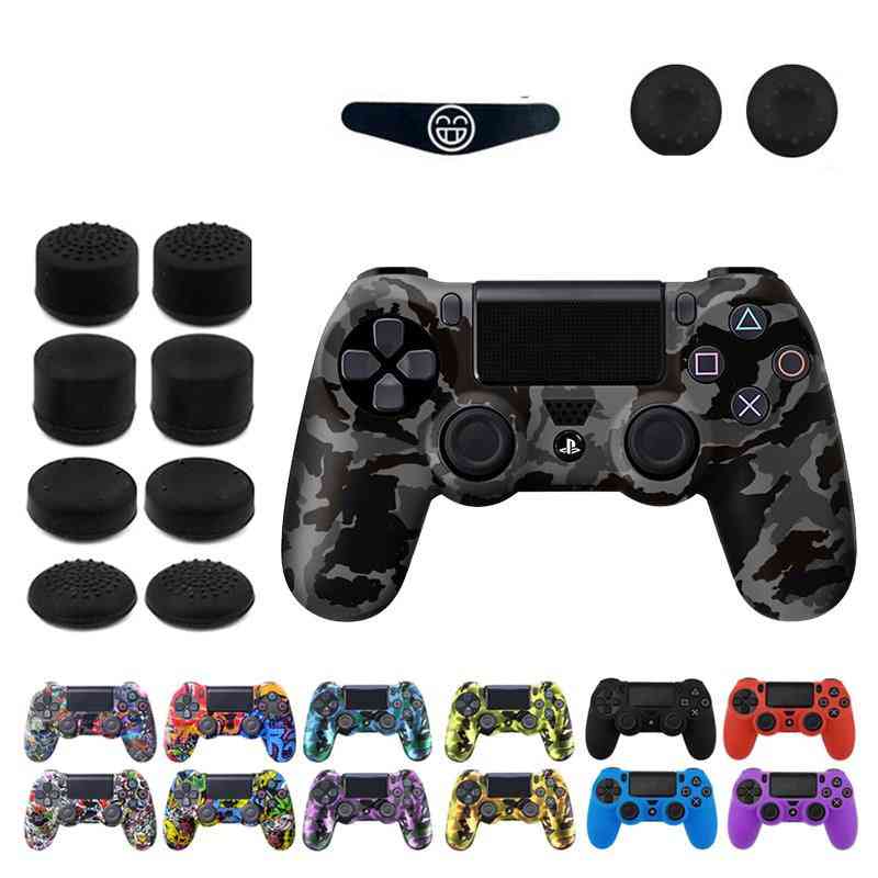 Silicone Gel Rubber Case Skin Grip Cover For Playstation 4