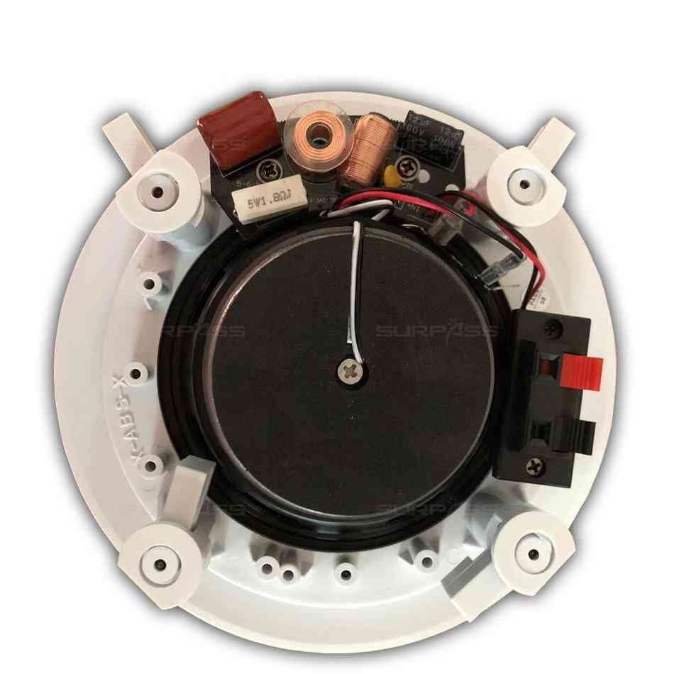 Systém domácej hudby dvojpásmový stropný reproduktor - koaxiálny vstupný reproduktor pre kúpeľňu