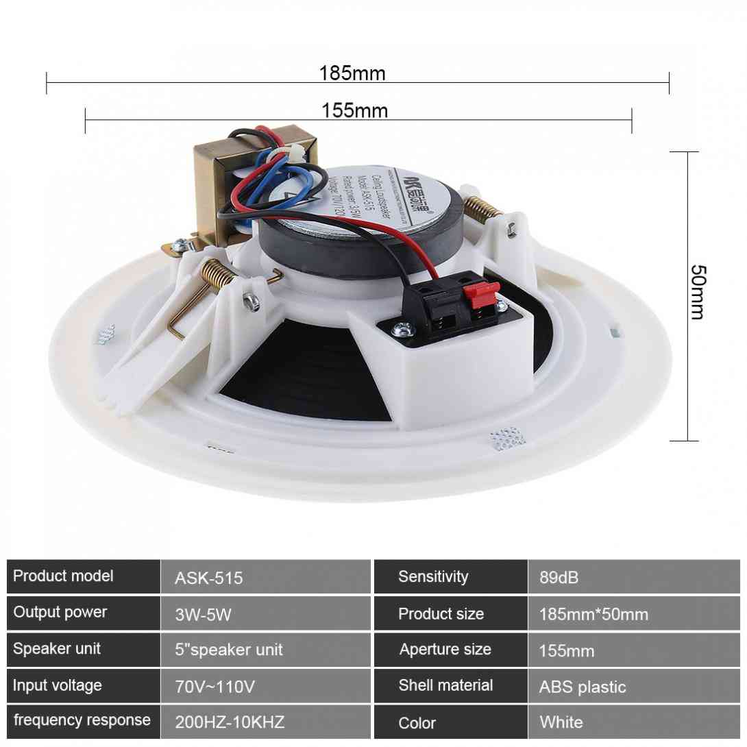 Ceiling Speaker And Music System 3d Stereo Sound Hifi Dj
