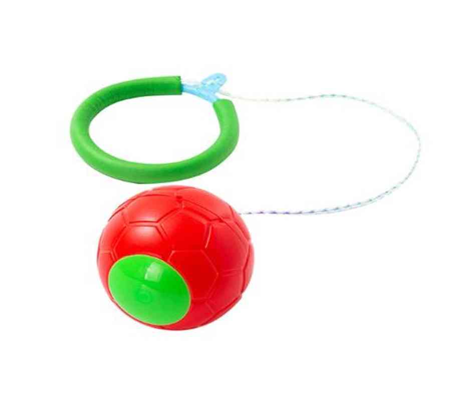 Barn ledde blinkande hopprep boll färgglada fotled hoppa rep sport gunga leksaker - grön
