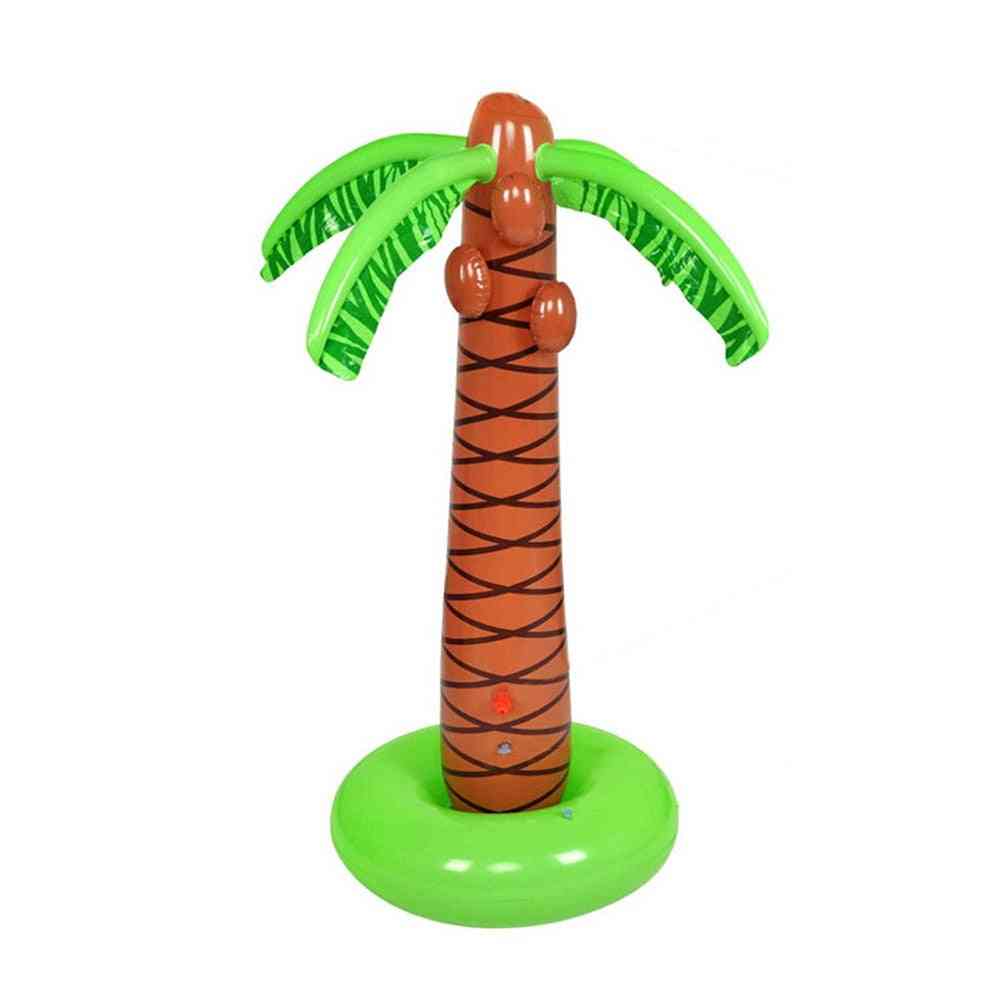 Tropical Palm Tree Inflatable Sprinkler Spray Water Outdoor Playing Toy
