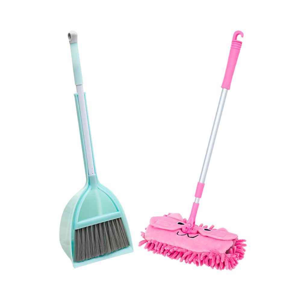 Miniature Broom And Mop-cleaning Set For Kids Pretend Play