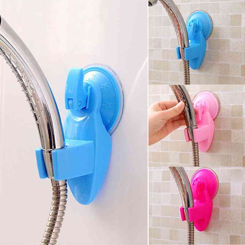 Adjustable Wall Mount, Shower Head Holder Bracket With Powerful Suction Cup