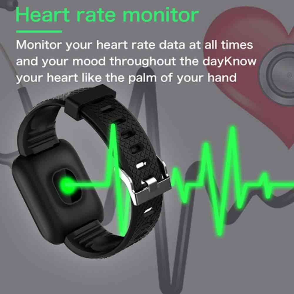 Men Smart Bracelet, Heart Rate/blood Pressure Monitoring Tracker Waterproof