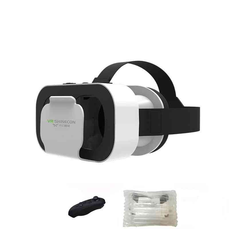Vr shinecon casque headset virtual reality-glasögon - 3d hjälm för iphone android smarttelefon smartphone skyddsglasögon viar mobil - ingen låda 050 fjärrkontroll