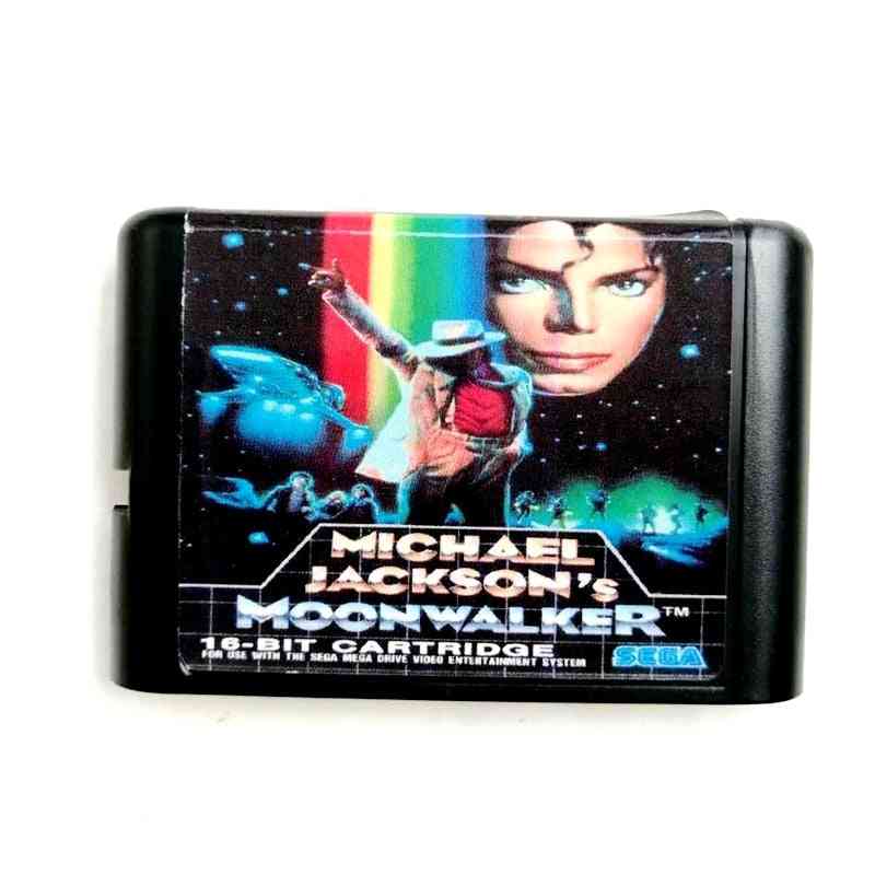 Michael Jackson's Moonwalker 16 Bit Cartridge Game Card