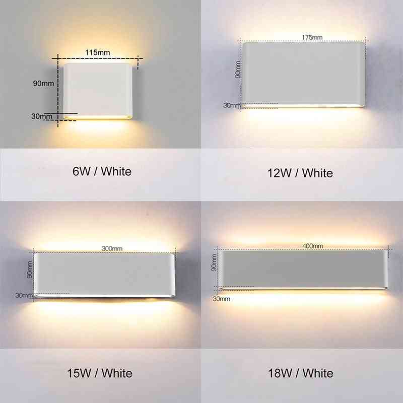 Waterproof Led Wall Lamp, Up And Down Lights