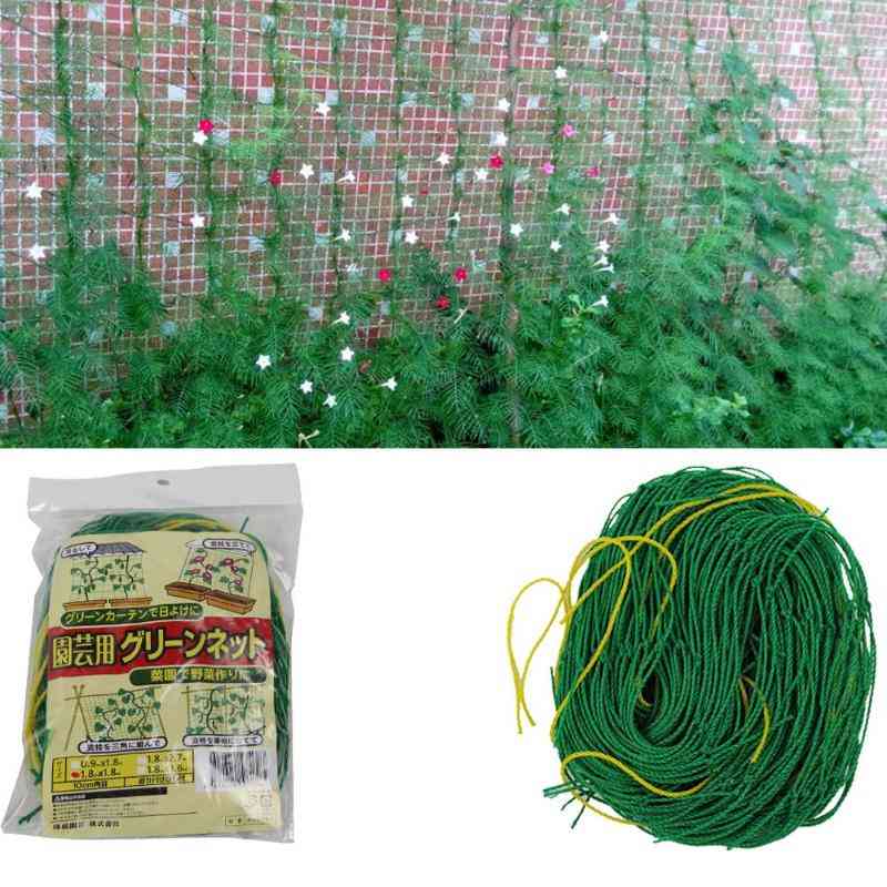 Rete di nylon per la crescita delle piante struttura per arrampicata, recinzione da giardino, rete, attrezzi per verdure - 1,8x1,8 m