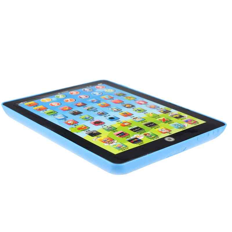 Tablet komputerowy dla dzieci do nauki języka chińskiego i angielskiego, maszyna do nauki - edukacyjne zabawki dla dzieci - niebieski