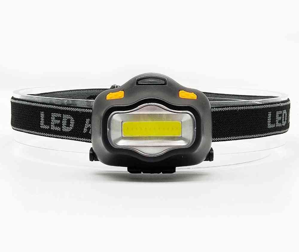 Outdoor Lighting Head Lamp - Mini Cob Led For Camping Hiking, Fishing And Reading