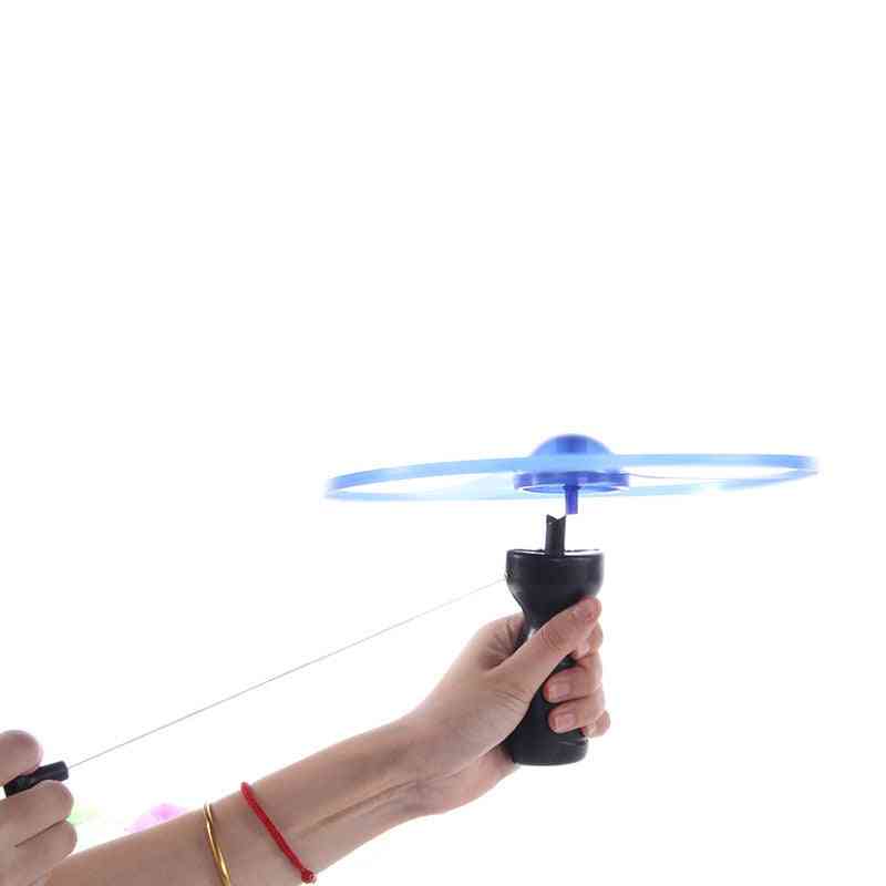 Szabadtéri sportok húzózsinórral csészealj játékok - vezetett világítás ufo szülő / gyermek interakció