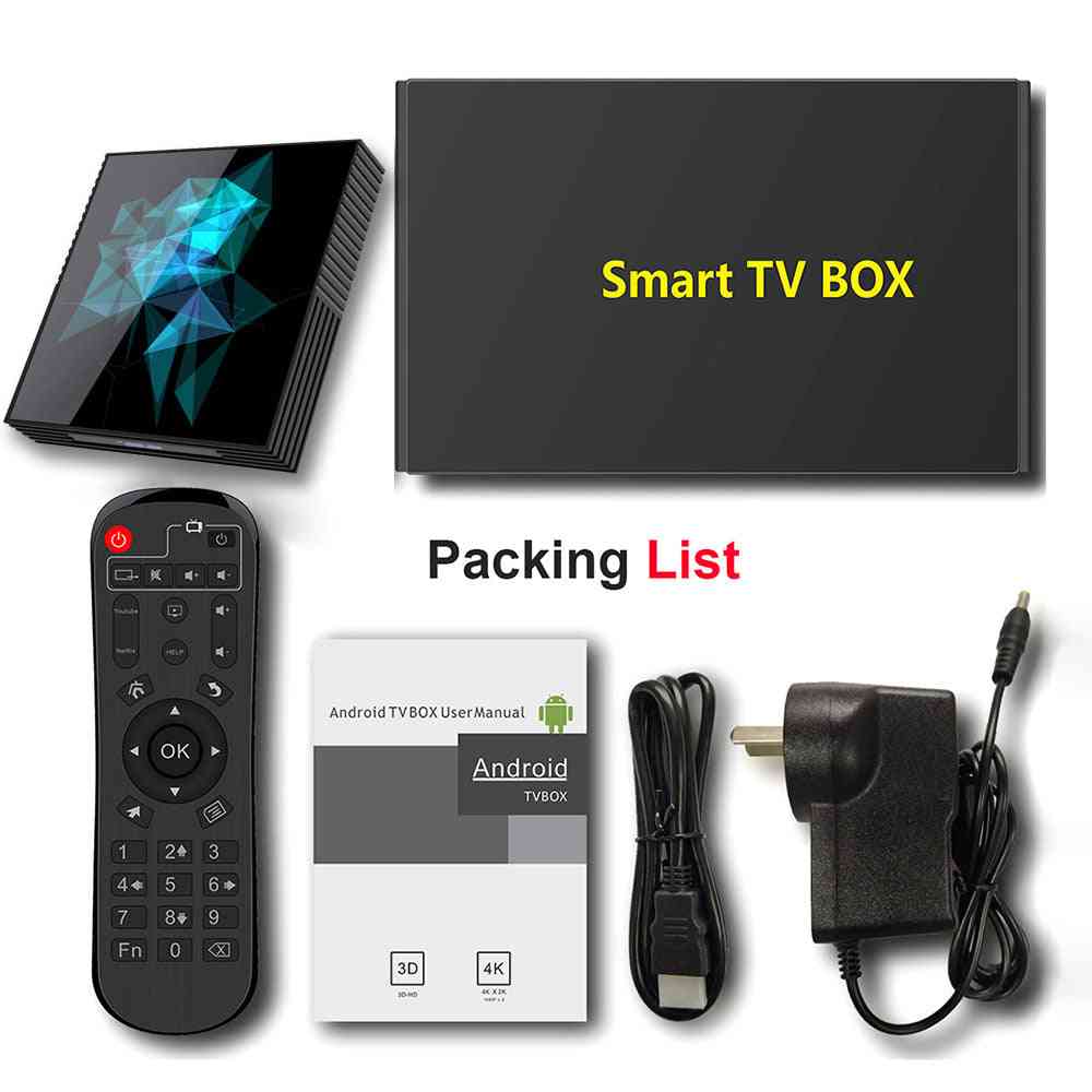 Android 9.0 tv box smart z2, 2.4g / 5g wi-fi bluetooth 4.2 4k google player - 2gb 16gb g10gyro / plug plug