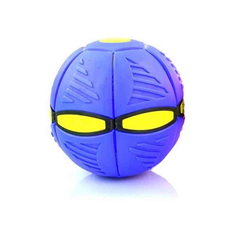 Novelty Flying Ufo Flat Throw Disc Sound Ball Toy