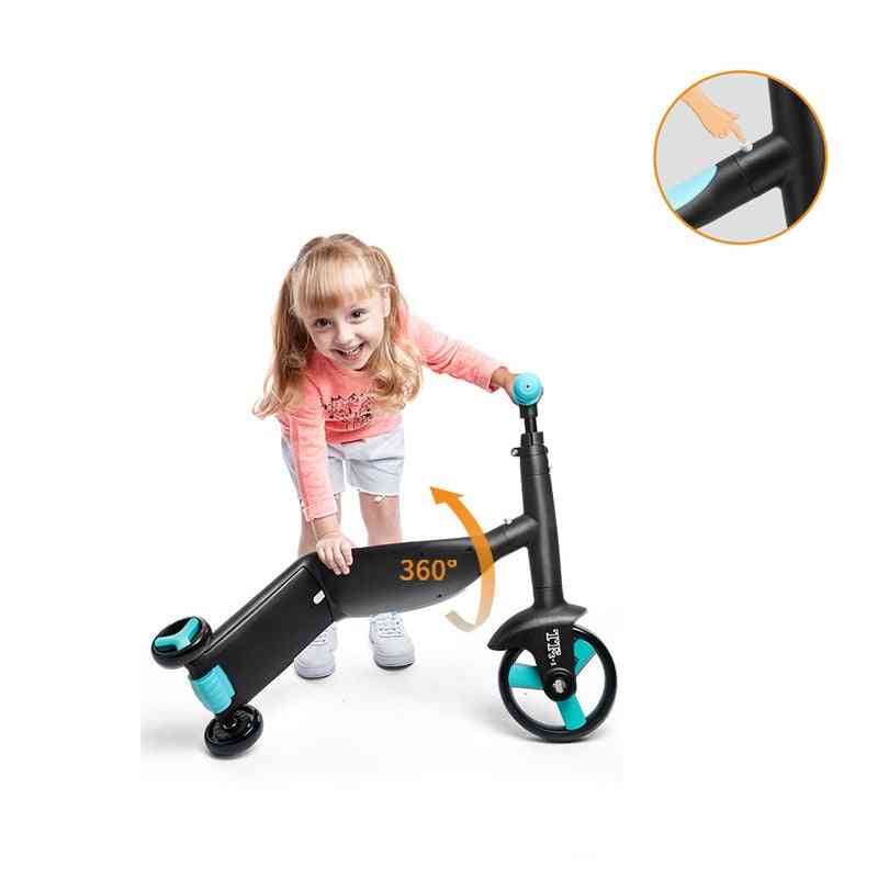 Børnescooter-trehjulet cykel - 3-i-1-balance-cykel til småbørn